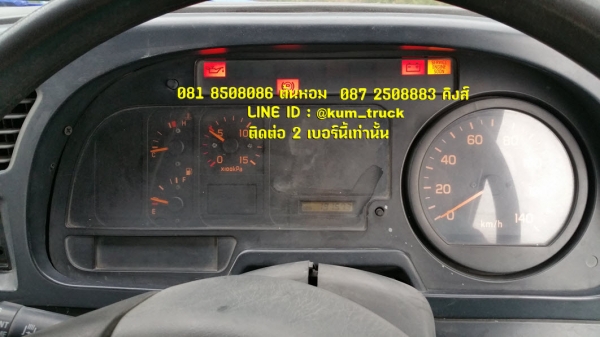 ISUZU deca ปี44 ติดเครน 5 ตัน 4ปลอก Tadano กระบะพื้นไม้ยาว 6.4 เมตร ยางสวย รถพร้อมใช้งาน