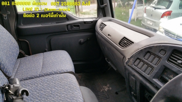 ISUZU deca ปี44 ติดเครน 5 ตัน 4ปลอก Tadano กระบะพื้นไม้ยาว 6.4 เมตร ยางสวย รถพร้อมใช้งาน