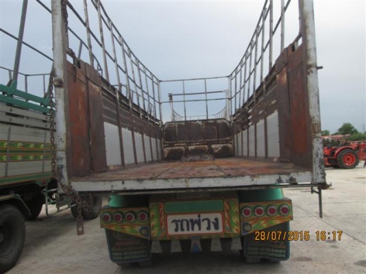 ขายลูกพ่วงดั้ม 3 เพลาแท้ กระบะยาว 7 เมตร ปี54