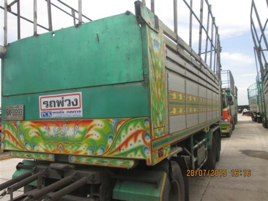 ขายลูกพ่วงดั้ม 3 เพลาแท้ กระบะยาว 7 เมตร ปี54