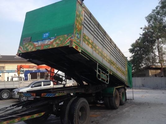 ขายลูกพ่วงดั้ม 3 เพลาแท้ กระบะยาว 7 เมตร ปี54