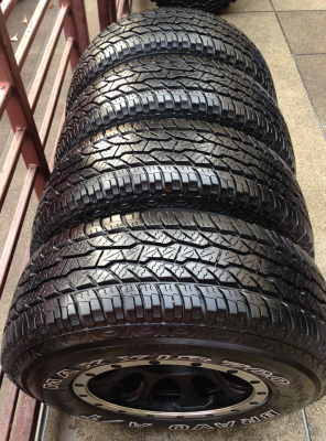 ล้อลายหยดน้ำ ขอบ16 งาน yachiyoda ลายใหม่สุด สภาพใช้2อาทิตย์ พร้อมยาง All Maxxis 265 70 16 ปลายปี15 ดอกป้ายแดง ใช้อีก3-4ปีสบายๆ ราคาไม่แพง