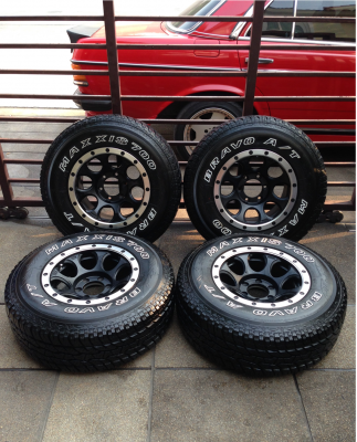 ล้อลายหยดน้ำ ขอบ16 งาน yachiyoda ลายใหม่สุด สภาพใช้2อาทิตย์ พร้อมยาง All Maxxis 265 70 16 ปลายปี15 ดอกป้ายแดง ใช้อีก3-4ปีสบายๆ ราคาไม่แพง