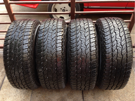 ล้อลายหยดน้ำ ขอบ16 งาน yachiyoda ลายใหม่สุด สภาพใช้2อาทิตย์ พร้อมยาง All Maxxis 265 70 16 ปลายปี15 ดอกป้ายแดง ใช้อีก3-4ปีสบายๆ ราคาไม่แพง