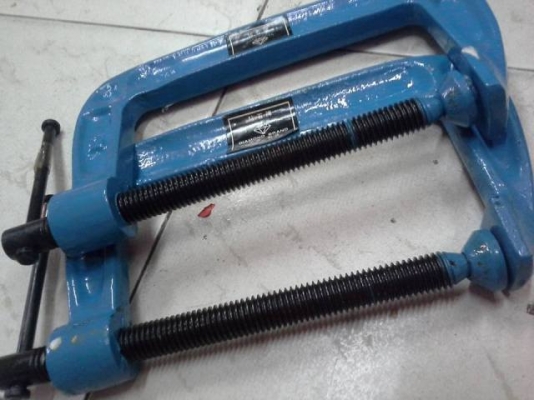 ขายซีแคมจับงานขนาด5"แพ็คคู่2ตัว ตราเพชรจีนเก่าเก็บ ALLOY STEEL.