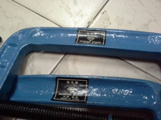 ขายซีแคมจับงานขนาด5"แพ็คคู่2ตัว ตราเพชรจีนเก่าเก็บ ALLOY STEEL. ขายซีแคมจับงานขนาด5"แพ็คคู่2ตัว ตราเพชรจีนเก่าเก็บ ALLOY STEEL.