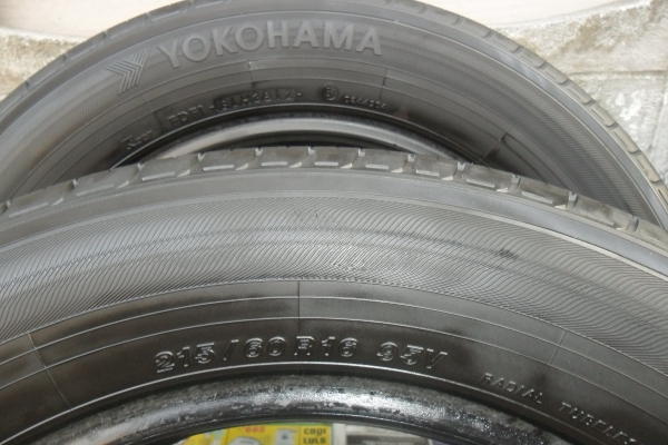 ยาง YOKOHAMA 215/60R16ปี12 สวยๆ 4 เส้น ราคา 2500 บาท
