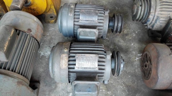 Sell>> มอเตอร์ TECO 1 HP. 380V. 1430 RPM. สภาพสวยวิ่งเงียบพร้อมใช้งาน.