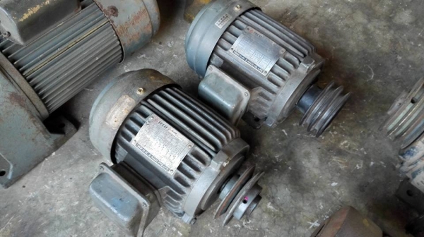 Sell>> มอเตอร์ TECO 1 HP. 380V. 1430 RPM. สภาพสวยวิ่งเงียบพร้อมใช้งาน.