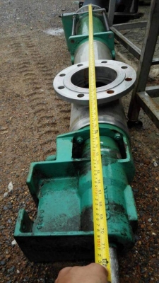 === Sold === สกรูเพลส ปั้มสแตนเลส MOHNOPUMP Germany ขนาด 6" สภาพใหม่กลไกดีพร้อมใช้