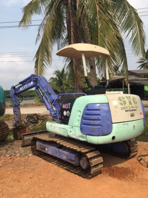 ขายค่ะรถขุดเล็กนำเข้าจากญี่ปุ่น  Mitsubishi  MM35T  แทรคเหล็ก มีใบมีดดัน มีลายหัวกระแทก ใช้งานน้อย 2000 กว่าชม.