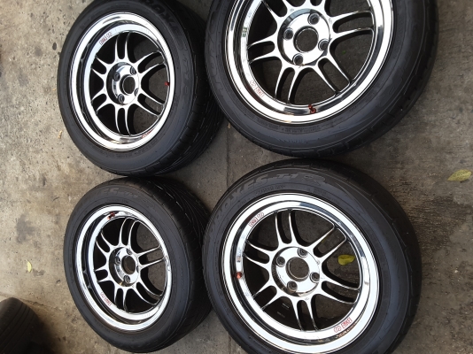 ล้อ RPF1 ขอบ 15 4รู 100 พร้อมยางปี 13 ชุดล่ะ 9000