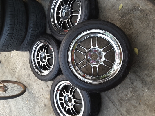 ล้อ RPF1 ขอบ 15 4รู 100 พร้อมยางปี 13 ชุดล่ะ 9000