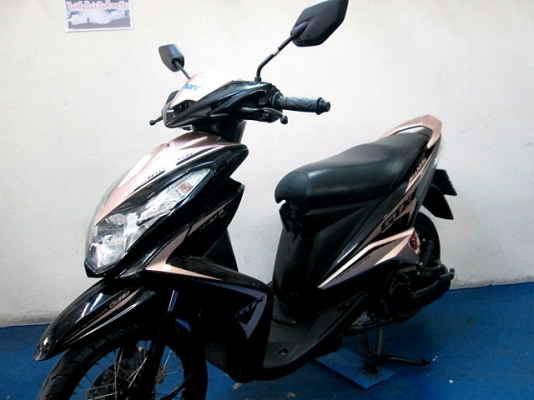 MIO 125 i GTX สีดำนํ้าตาล รถเดือน ธันวาคม ปี56 ไมล์ 5 พันโล  แถม 4 รายการ 24900