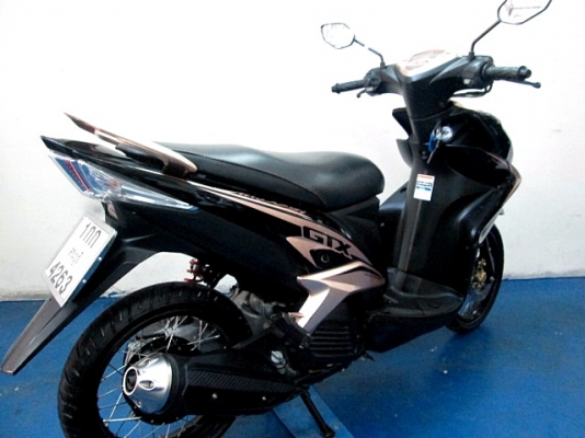 MIO 125 i GTX สีดำนํ้าตาล รถเดือน ธันวาคม ปี56 ไมล์ 5 พันโล  แถม 4 รายการ 24900