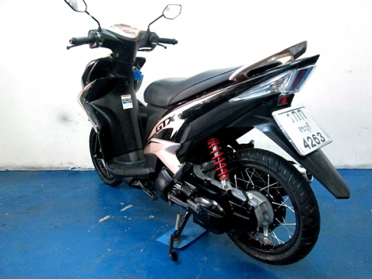 MIO 125 i GTX สีดำนํ้าตาล รถเดือน ธันวาคม ปี56 ไมล์ 5 พันโล  แถม 4 รายการ 24900
