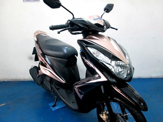 MIO 125 i GTX สีดำนํ้าตาล รถเดือน ธันวาคม ปี56 ไมล์ 5 พันโล  แถม 4 รายการ 24900