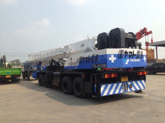 ขายรถเครน TG-500M รถสวย สภาพดี เอกสารพร้อมโอน สนใจโทร 090-8588220คุณนะ 093-3258446คุณบิว หรือเข้าดูสินค้าอื่นๆได้ที่ www.truck.in.th/498 หรือเพจFacebook ณรงค์ ซื้อขายรถมือสอง (เว็บไซต์ส่วนตัว) หรือFacebook คุณนะ รถบรรทุก