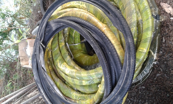 ยางนอกและยางในจักรยานโบราณ