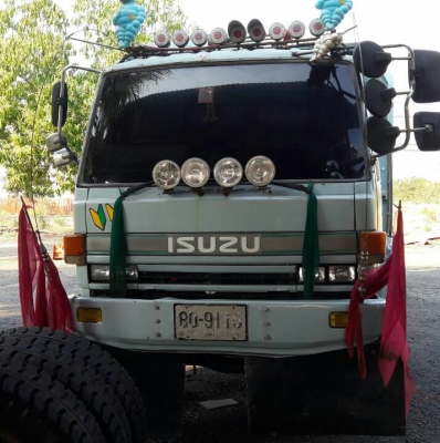 สิบล้อ อีซูชุ FXZ32 NFY 240นางฟ้า ดั้ม 2เพาใหญ่ สภาพดีสวยเดิมพร้อมใช้  ทะเบียนพร้อมโอน