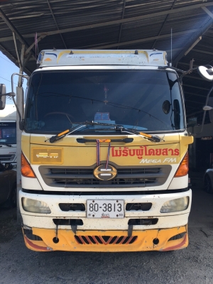 ขายรถบรรทุก 10 ล้อดัมพ์ HINO MEGA 320 แรงม้าปี 22548 มีระบบลากพ่วง ราคา 1650000