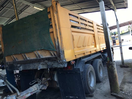 ขายรถบรรทุก 10 ล้อดัมพ์ HINO MEGA 320 แรงม้าปี 22548 มีระบบลากพ่วง ราคา 1650000