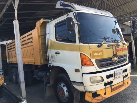 ขายรถบรรทุก 10 ล้อดัมพ์ HINO MEGA 320 แรงม้าปี 22548 มีระบบลากพ่วง ราคา 1650000