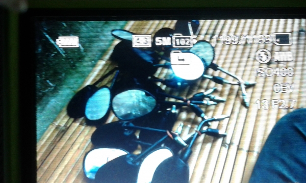 กระจกมองข้างมอไซด์เวฟมือสองเกรดเอคู่ละ160.-