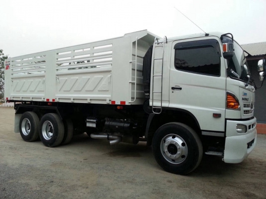 ขาย HINO MEGA FM1A 344 แรงม้า กระบะดั้มสามมิตร