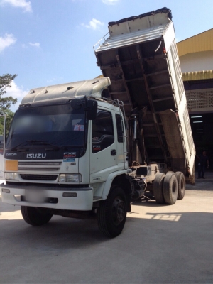 ขายรถ10ล้อดั้มพ์ ISUZU FXZ23NZH24 เครื่อง 320แรงม้า ปี50 สวยเดิม สนใจโทร 081-970-1072