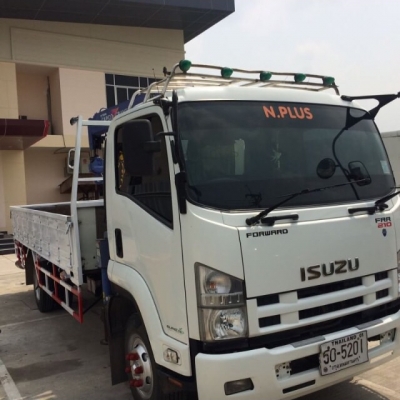 รถ6ล้อติดเครน Isuzu. FRR210แรง. ปี2552. ติดเครนTADANO. TM-ZR263...