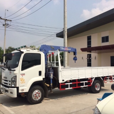 รถ6ล้อติดเครน Isuzu. FRR210แรง. ปี2552. ติดเครนTADANO. TM-ZR263...