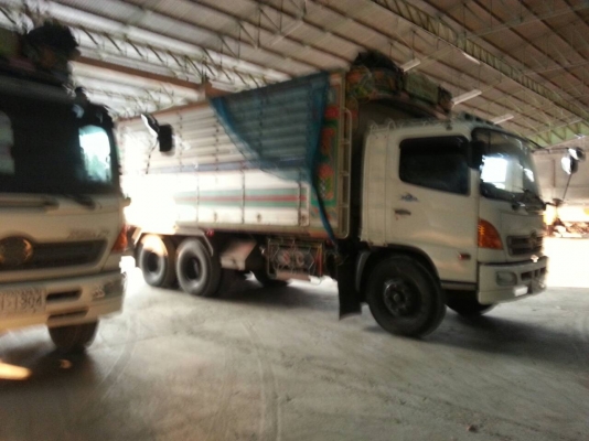 ขายรถบรรทุก 10 ล้อดัมพ์เพลาเดี่ยว HINO MEGA 220 แรงม้าปี 2551 ดัมพ์อู๋ซุ่นชัย ยางใหม่ ราคา 1350000