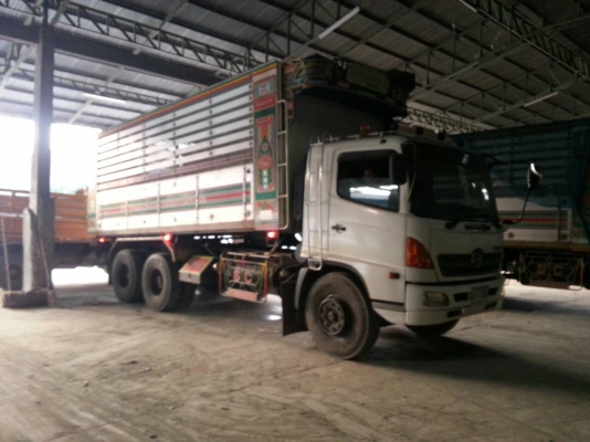 ขายรถบรรทุก 10 ล้อดัมพ์เพลาเดี่ยว HINO MEGA 220 แรงม้าปี 2551 ดัมพ์อู๋ซุ่นชัย ยางใหม่ ราคา 1350000