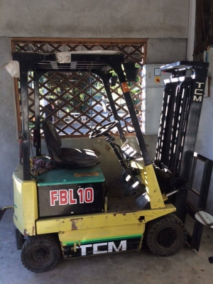 ขายฟออร์คลิฟท์ไฟฟ้า TCM  นั่งขับ ขายถูก โทร. 0931394043