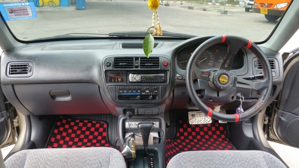 ขายซีวิคตาโต เครื่องVTEC1.6 เกียร์ออโต้ ติดแก๊ส ดิส4ล้อ รถสวยๆพร้อมใช้ จัดไฟแนนซ์ได้