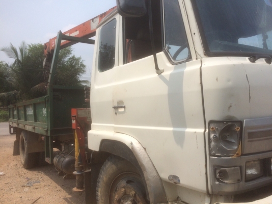 หกล้อ ฮีโน่ FG176 HO6C 175pawer ติดเครน UNiC 3ตัน ช่วงยาว 7ม สภาพดีพร้อมใช้ ทะเบียนพร้อมโอน