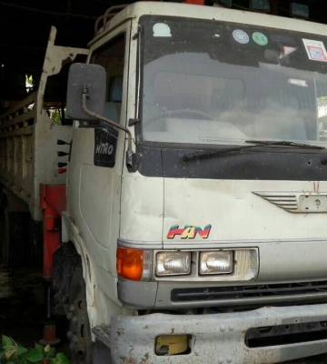 ขาย 595,000บ หกล้อ ฮีโน่ FC120ซุปเสียดั้ม5คิว ติดเครน UNiC 3.3ตัน สภาพดีสวยเดิมๆพร้อมใช้ ทะเบียนพร้อมโอน ราคา 595,000บ ราคาเบาๆ