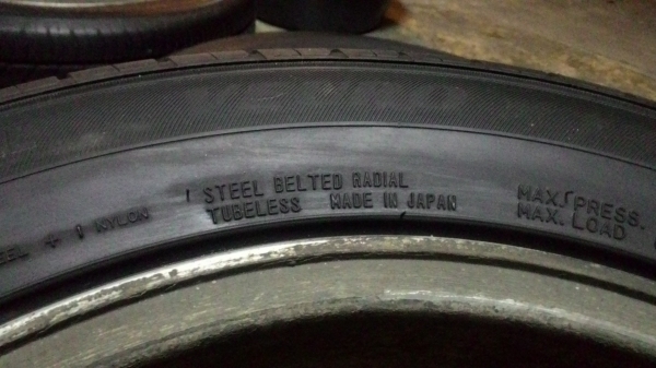 แม๊กยาง ดันรอป205-55-16 japan ขอบ16 5รู114 2500บาท