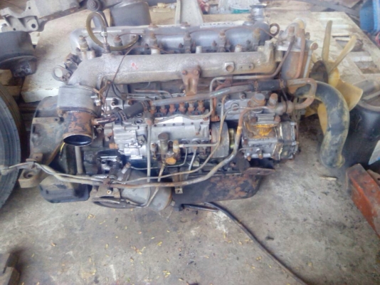 เครื่อง6BD1 165แรง. ปั้นลม พร้อมใช้งานมีใบคุมเครื่อง