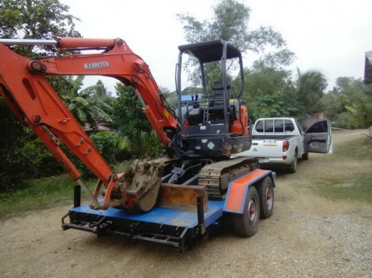 พ่วงลากจูง บรรทุกรถขุดขนาดเล็ก Pc20 30 35