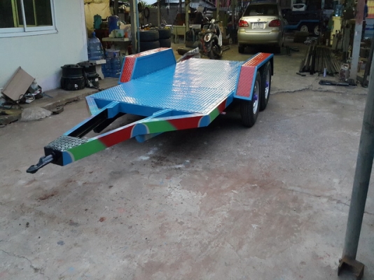 พ่วงลากจูง บรรทุกรถขุดขนาดเล็ก Pc20 30 35