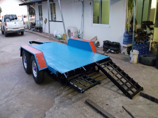 พ่วงลากจูง บรรทุกรถขุดขนาดเล็ก Pc20 30 35