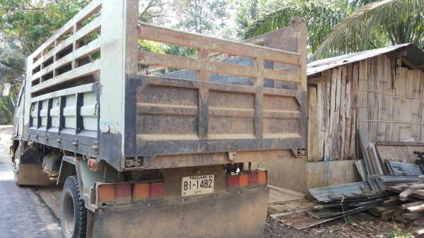 ขายรถบรรทุก 6 ล้อดัมพ์รถประกอบ HINO FD3HLA 195 แรงม้า ดัมพ์ 4.50 เมตร ราคา 650000