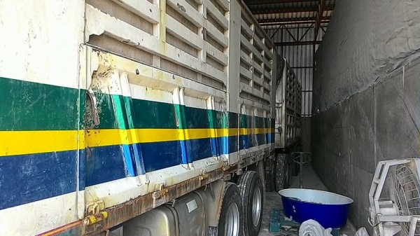 สิบสองล้อ แม่ลูก แบบไม่ดั้ม HINO MEGA FM 2P