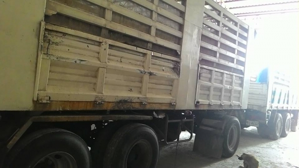 สิบสองล้อ แม่ลูก แบบไม่ดั้ม HINO MEGA FM 2P