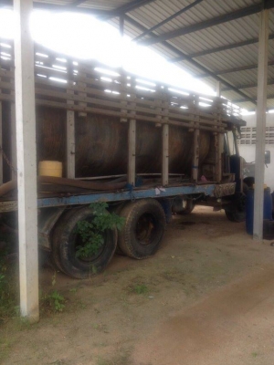 รถ 10 ล้อ ISUZU หัวยาวบรรทุกน้ำ  2 เพลา เครื่อง 6BF มีใบคุมเครื่อง