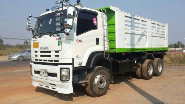 ขายรถบรรทุก10 ล้อ ดั๊มพ์เดี่ยว 2 เพลา (แม่ตัวเดียว) ยี่ห้อ ISUZU DEGA FXZ 360 แรงม้า ปี 2555 ( การันตีรถสวยจริงๆ  เจ้าของขายเอง )