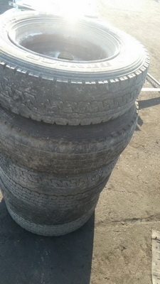 ขาย กะทะล้อ พร้อมยาง สำหรับ ใส่รถ 6-10 ล้อ ราคาเส้นละ 3,500 บาทครับ