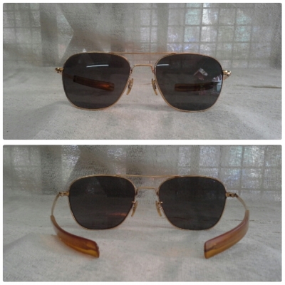 แว่นตาเสืออากาศยุค 60s  COMMAND/ USA  55mm บิ๊กไซซ์!